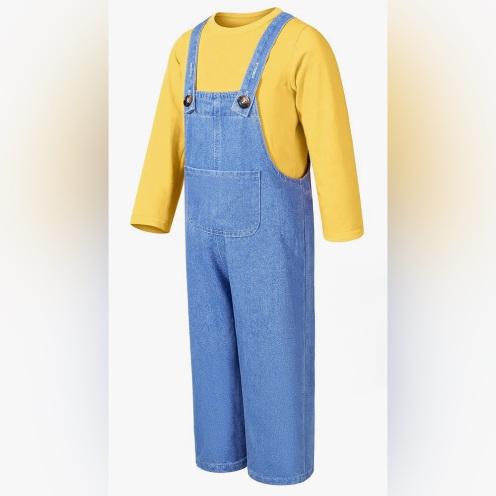 New! Kids minion costume base cosplay 9-10